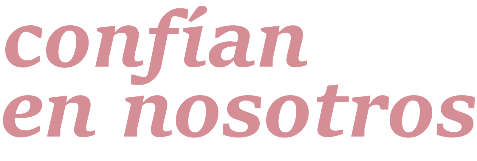 Confían en nosotros